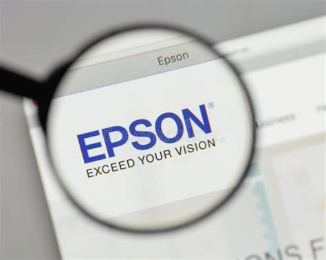 Epson Homepage.